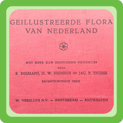 Omslag van het boek Geïllustreerde flora van Nederland door Jac. P. Thijsse en anderen