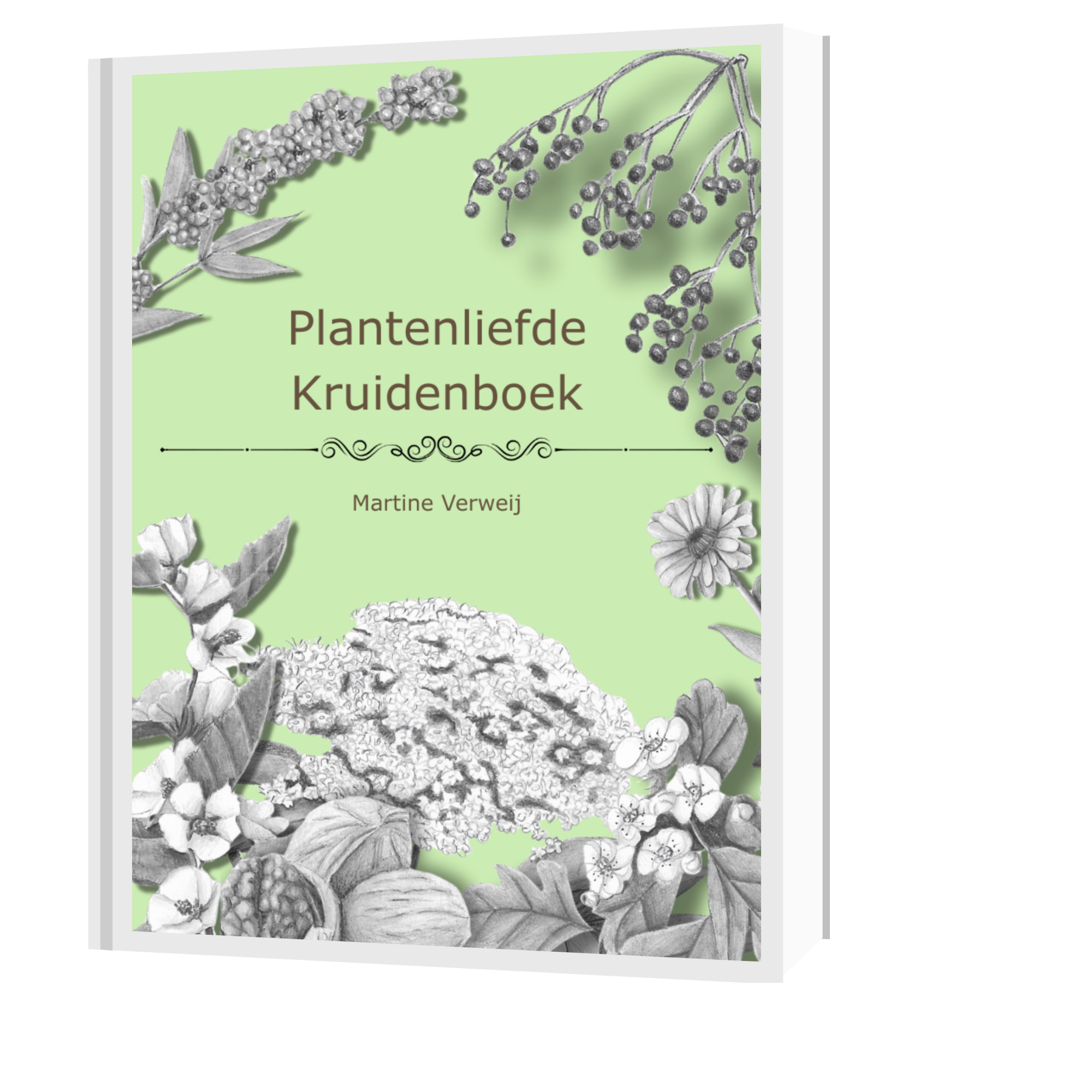 Omslag van het praktische kruidenboek van Plantenliefde